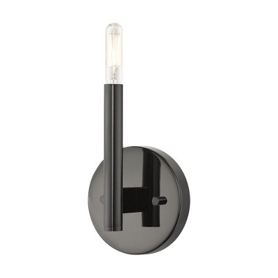 Livex Lighting Copenhagen 1 - Light Wall Light in  Black Chrome