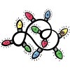 Boy's Design By Humans Christmas Lights By emcgaughey T-Shirt - 2 of 3