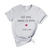 Simply Sage Market Women's All You Need Is Love and A Cat Short Sleeve Graphic Tee - 2 of 4