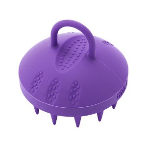 Unique Bargains Round Hair Shampoo Brush 2.91"x3.15" 1 Pc - 1 of 4