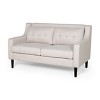 Modern Loveseat Sofa, Upholstered Sofa Chair, Beige Sofa Couch, Couches for Living Room, Living Room Furniture -Christopher Knight Home - 2 of 4