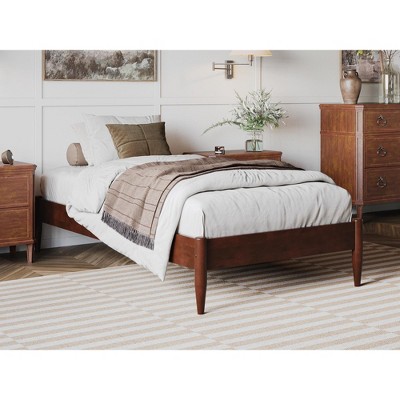 AFI Furnishings Pasadena 14 in Twin XL Platform Bed Frame in Walnut
