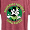 Women's - Disney - Shamrock Wishes Irish Kisses Short Sleeve Graphic T-Shirt - 2 of 4