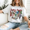 Santa’s Favorite Lacrosse Player Plaid Christmas T-Shirt, Sports Team Holiday Tee | OrnamentallyYou - 4 of 4