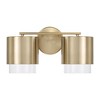 Capital Lighting Weller 2 - Light Vanity in  Matte Brass - 4 of 4