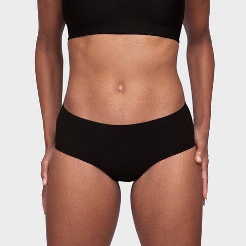 Saalt Leak Proof Period Underwear Regular Absorbency - Soft-stretch Mesh  Hipster - Volcanic Black - Xs : Target