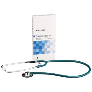 McKesson General Exam Stethoscope, Teal Blue Tube, 21 inch 01-660TLGM, 1 Ct - 1 of 4