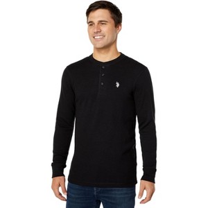U.S. Polo Assn. Men's Long Sleeve Henley Thermal Shirt - 1 of 3