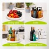 LunaLulinlk 4 Pack Lazy Susan Kitchen Cabinets, 10 and 12 inch Non Skid Plastic, Rotating Spinning Organizer for Kitchen, Pantry, Spice Rack - 2 of 4