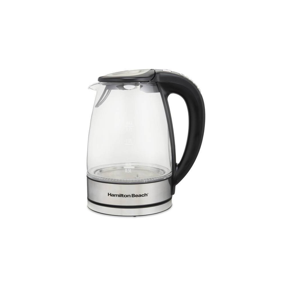 Photos - Garden & Outdoor Decoration Hamilton Beach 1.7L Glass Variable Temp Kettle 40941R 