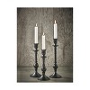 tagltd Westport Black Cast Aluminum Taper Candle Holder Large 3.5L x 3.5W x 11.0H inches - 2 of 2