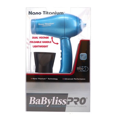 BaBylissPRO Nano Titanium Travel Size Hair Dryer