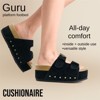 CUSHIONAIRE Women's Guru Genuine Leather footbed platform sandal with +Comfort, Wide Widths Available - 2 of 4