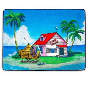 Just Funky Dragon Ball Z Kame House Fleece Throw Blanket | 45 x 60 Inches - 1 of 4