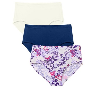 Comfort Choice Plus Size 3-Pack Bonded Panty