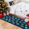 TackView Washable Christmas Rugs for Living Room, Soft Non Shedding Carpet with Non Slip TPR Backing, for Bedroom Entryway - 2 of 4