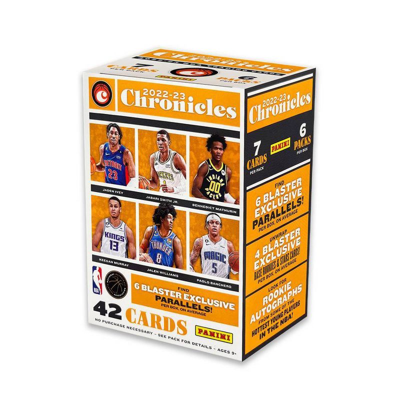 2022-23 Panini NBA Chronicles Basketball Trading Card Blaster Box, 1 of 4