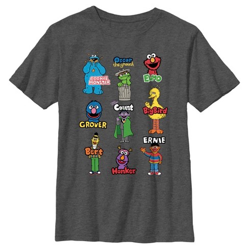 Boy's Sesame Street Character Introductions T-Shirt - image 1 of 4