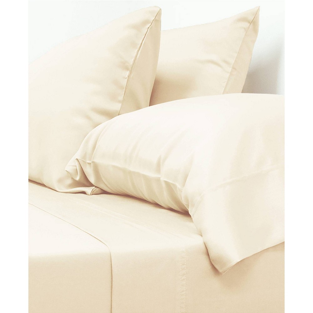 King 100% Rayon from Bamboo Classic Sheet Set Ivory - Cariloha