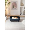 Lyngins Scandinavian Elevated Dog Sofa Bed with Bent Wood Back & Velvet Cushion– Waterproof & Stain-Resistant Pet Sofa for Small and Medium Dogs - 2 of 4