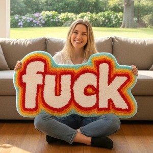 Color Fluffy Shaggy Area Rug, 2x3 Ft Soft Thick Non-Slip Modern Floor Mat, Washable Microfiber Small Rug, Bedroom Living Room Bathroom Decor Gift - 1 of 4