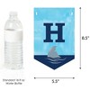 Big Dot of Happiness 1st Birthday Shark Zone - Jawsome Shark First Birthday Party Bunting Banner - Party Decorations - Happy 1st Birthday - 3 of 4