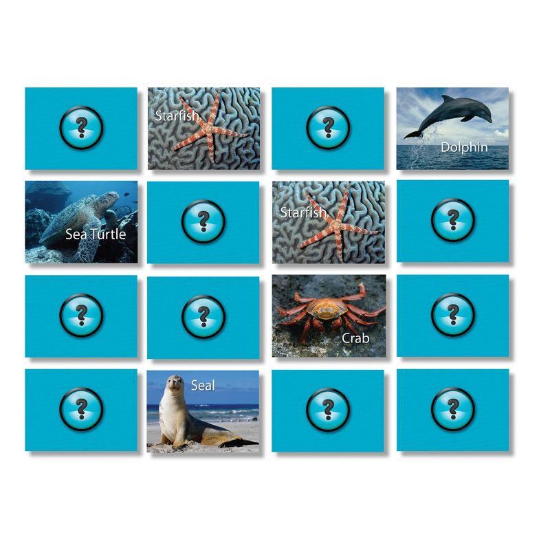 Stages Learning Materials Photographic Memory Matching Game, Sea Life, 2 of 10