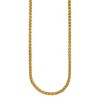 Chisel Stainless Steel Polished Yellow IP-plated 24" Spiga 4mm Chain Necklace - 2 of 4