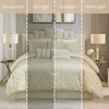 Nanshing 7pc King Calioppa Abstract Comforter Set Gold - 4 of 4