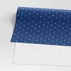 30” 25 sq ft Christmas Roll Wrap White Stars on Blue - Wondershop™ - 3 of 3