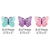 Big Dot of Happiness Beautiful Butterfly - DIY Shaped Floral Baby Shower or Birthday Party Cut-Outs - 24 Count - 2 of 4