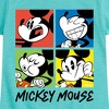 Girls' - Disney - Mickey Colorblock Fitted Short Sleeve Graphic T-Shirt - 2 of 4