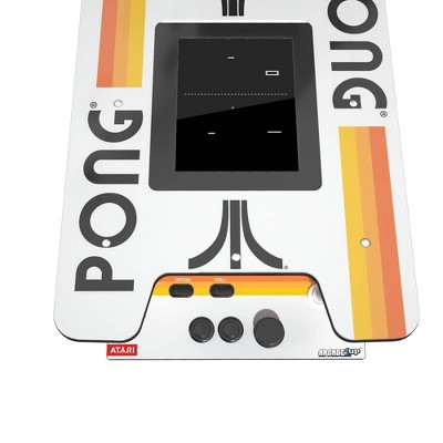 Pong Black Head-to-Head Arcade Gaming Table with 12 Games