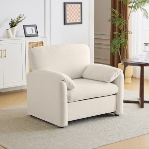 Karl Home Accent Chair Single Sofa for Living Room - 1 of 3