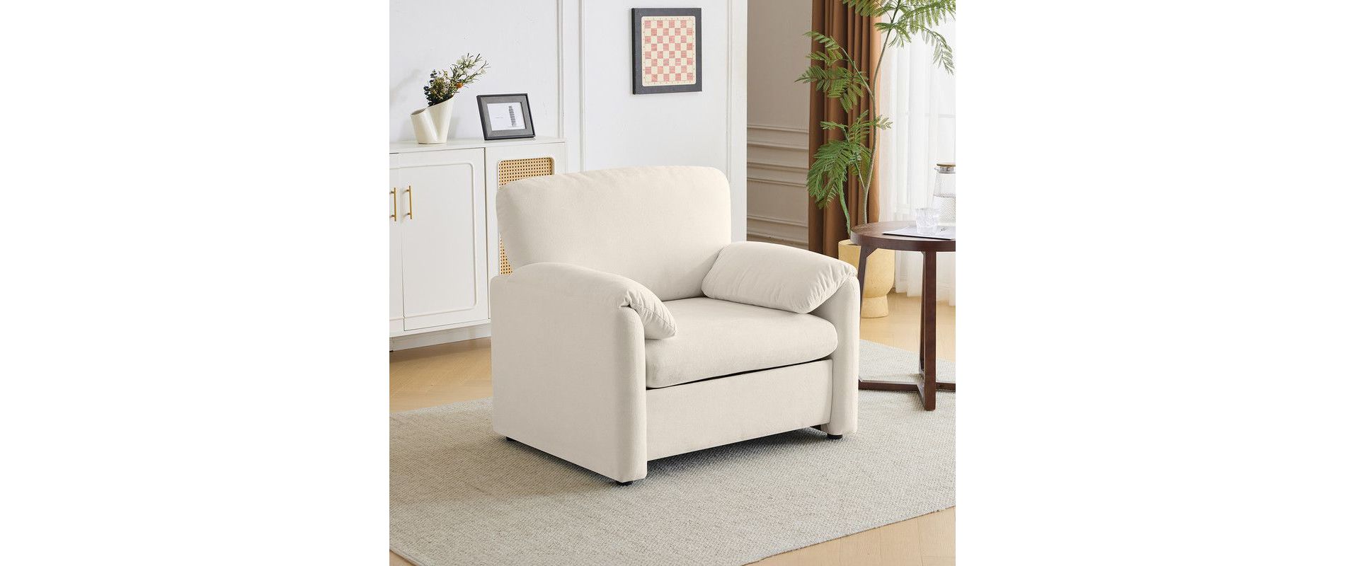 Karl Home Accent Chair Single Sofa for Living Room