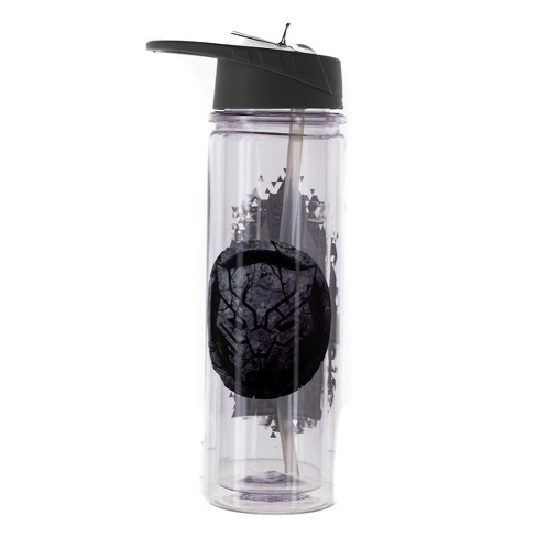 Black Panther: Wakanda Forever Vibranium Panther Logo Stainless Steel Water  Bottle Black 17 oz.