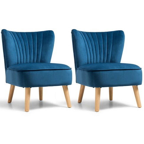 Target blue accent store chairs