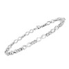 Haus of Brilliance Silver 1/4 cttw Miracle Set Diamond Infinity Link Bracelet - 3 of 4