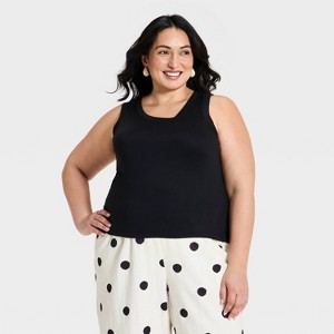 Women's Tank Top - A New Day™ Black XXL : Target