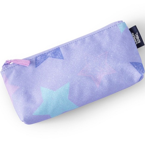 Purple Characters Graphic Pencil Cases Stationery Zipper School Office