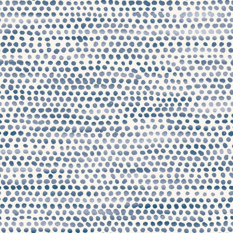 Tempaper Moire Dots Peel and Stick Wallpaper Blue Moon, 1 of 6