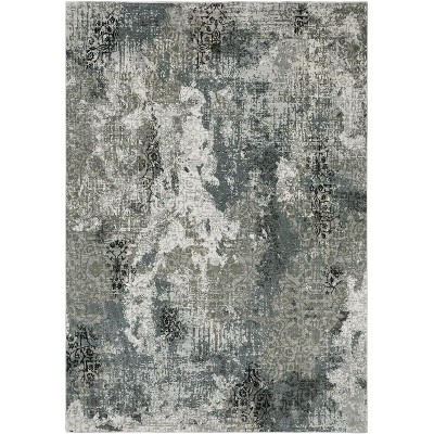 Oriental Weavers Gemini 001X2 Ivory/ Blue Indoor Area Rug - 3'10" x 5'5"