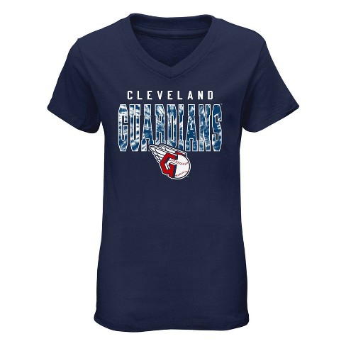 Mlb Cleveland Guardians Boys' V-neck T-shirt : Target