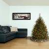 4.5ft Pre-lit Dunhill Fir Hinged Artificial Christmas Tree