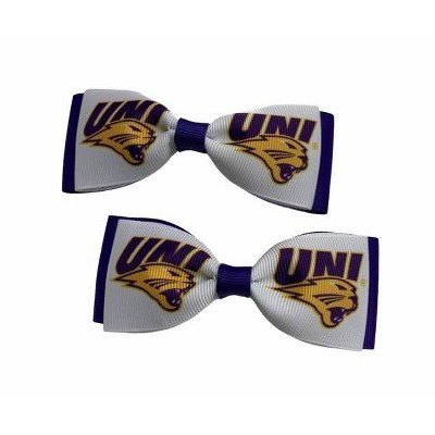 NCAA Northern Iowa Panthers Hair Bow 2pk