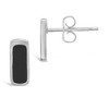 SHINE by Sterling Forever Enamel Bar Studs - 2 of 2