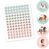 Big Dot of Happiness Run Wild Horses - Pony Birthday Party Round Candy Sticker Favors - Labels Fits Chocolate Candy (1 sheet of 108) - 2 of 4