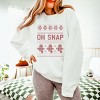 Simply Sage Market Ugly Sweater Oh Snap Lightweight Garment Dyed Sweatshirt - 3 of 4