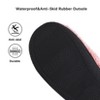 Women's Plush Loafers Style Slippers, Anti-Skid Sole, Plush House Shoes with Fur Lining - 4 of 4
