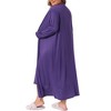 Agnes Orinda Women's Plus Size 2 Piece Nightgown with Robes Set Spaghetti Strap Knit Soft Full Length Nightwear - 4 of 4